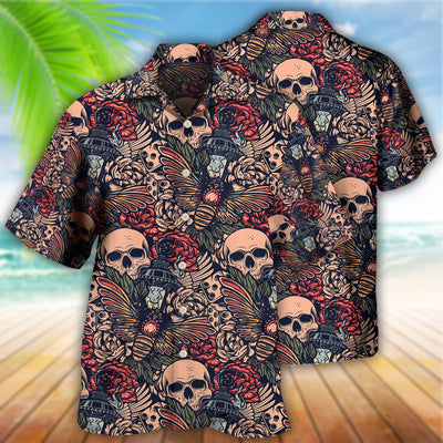 Tattoo Skull Amazing Christmas Fantastic - Hawaiian Shirt - Owls Matrix LTD