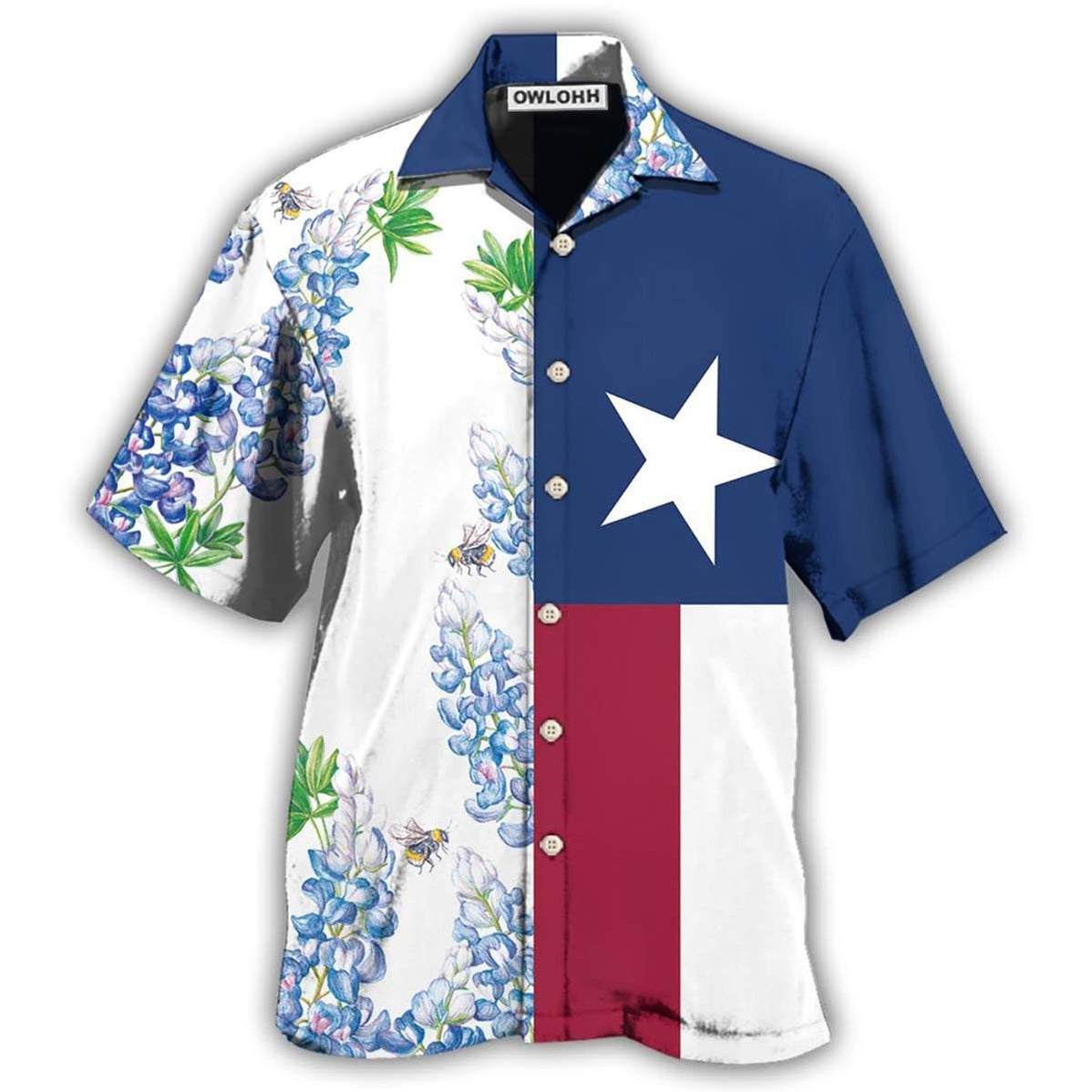 Hawaiian Shirt / Adults / S Texas Peace In Beautiful Life Style - Hawaiian Shirt - Owls Matrix LTD