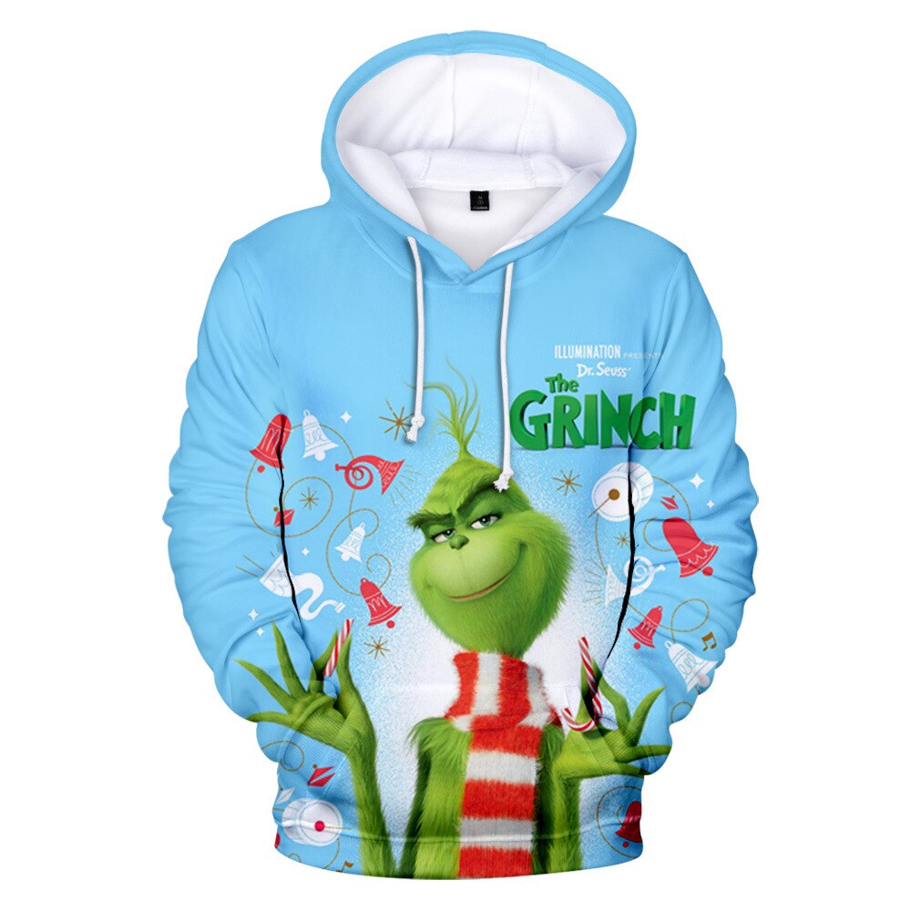 The Grinch First Day Of Christmas 3D Hoodie - Hoodie - OwlsMatrix