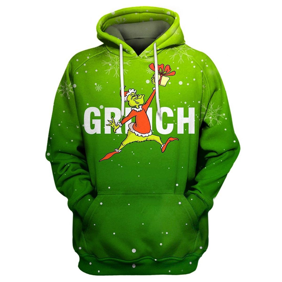 The Grinch Give Gift Christmas 3d Hoodie - Hoodie - OwlsMatrix