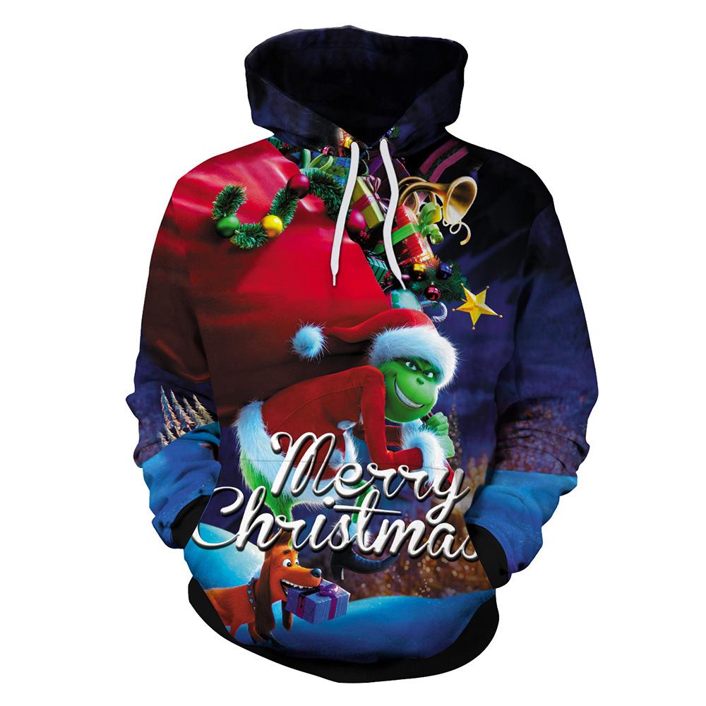 The Grinch Give Gifts Merry Christmas 3d Hoodie - Hoodie - OwlsMatrix