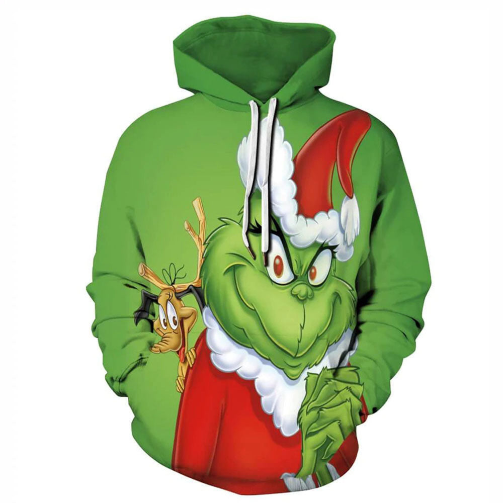 The Grinch Smile And Dog 3d Hoodie - Hoodie - OwlsMatrix