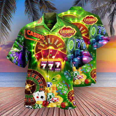 Gambling The Smarter You Play The Luckier You'll Be - Hawaiian Shirt - Owls Matrix LTD