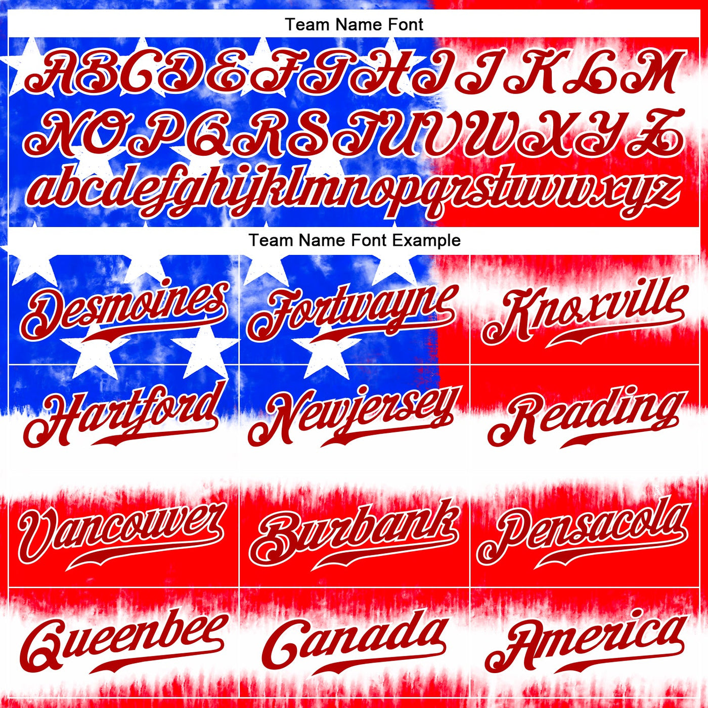 Custom Tie Dye Royal-Red 3D American Flag Authentic Baseball Jersey - Owls Matrix LTD