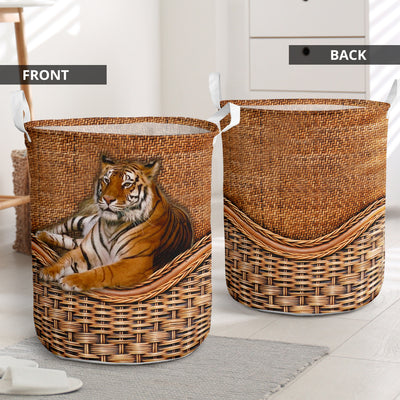 Tiger Rattan Texture Proud - Laundry Basket - Owls Matrix LTD