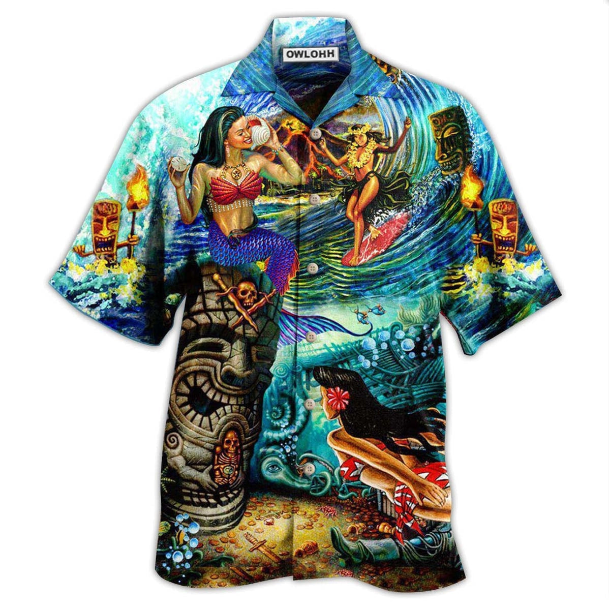 Hawaiian Shirt / Adults / S Tiki You Had Me At Aloha - Hawaiian Shirt - Owls Matrix LTD