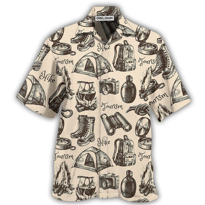 Hawaiian Shirt / Adults / S Hiking Gear Vintage Tourism - Hawaiian Shirt - Owls Matrix LTD
