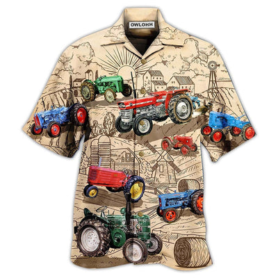Hawaiian Shirt / Adults / S Tractor You Can Never Have Too Many Tractors - Hawaiian Shirt - Owls Matrix LTD