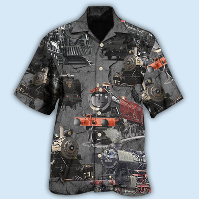 Train Cool Style - Hawaiian Shirt - Owls Matrix LTD