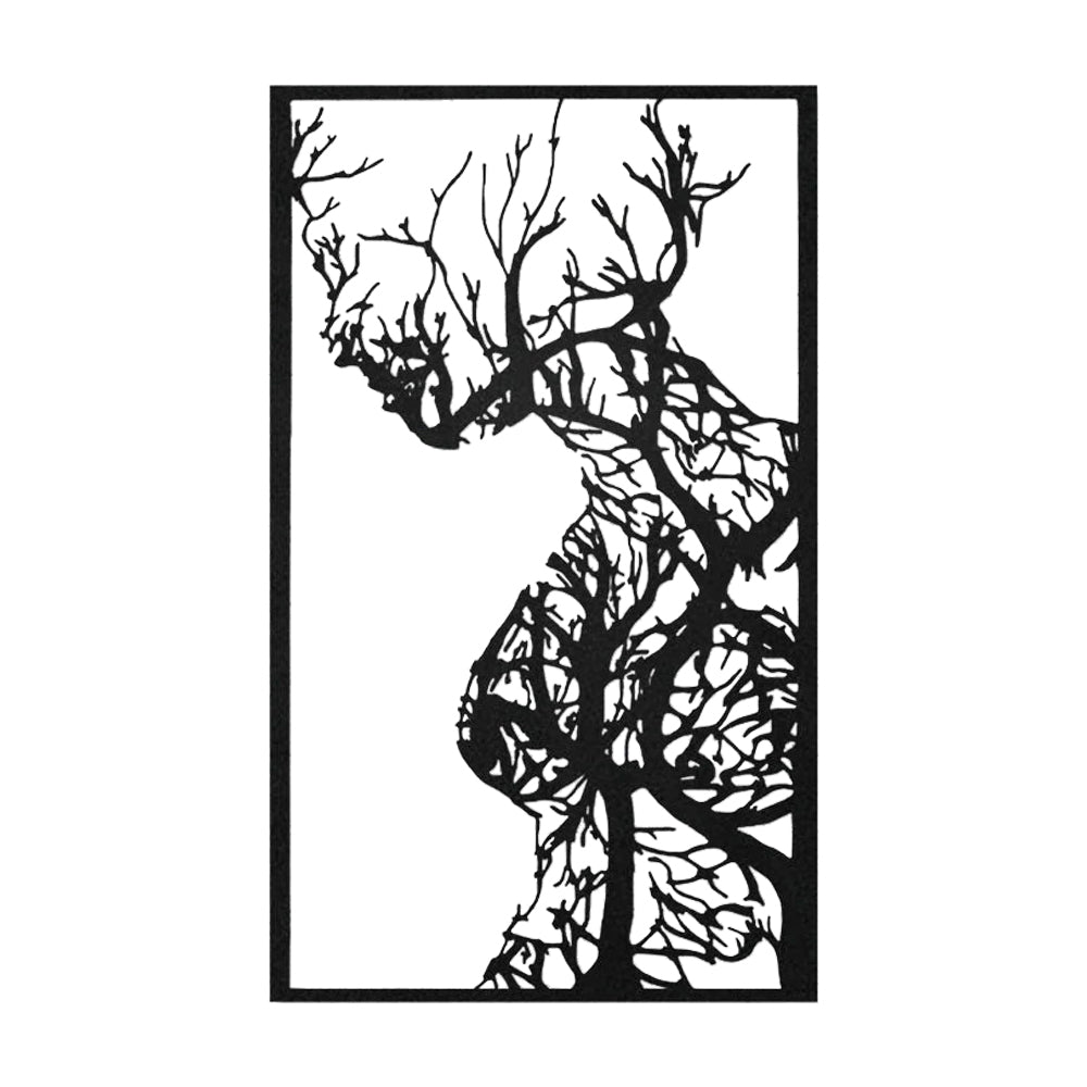 Tree Woman So Beautiful - Led Light Metal - Owls Matrix LTD