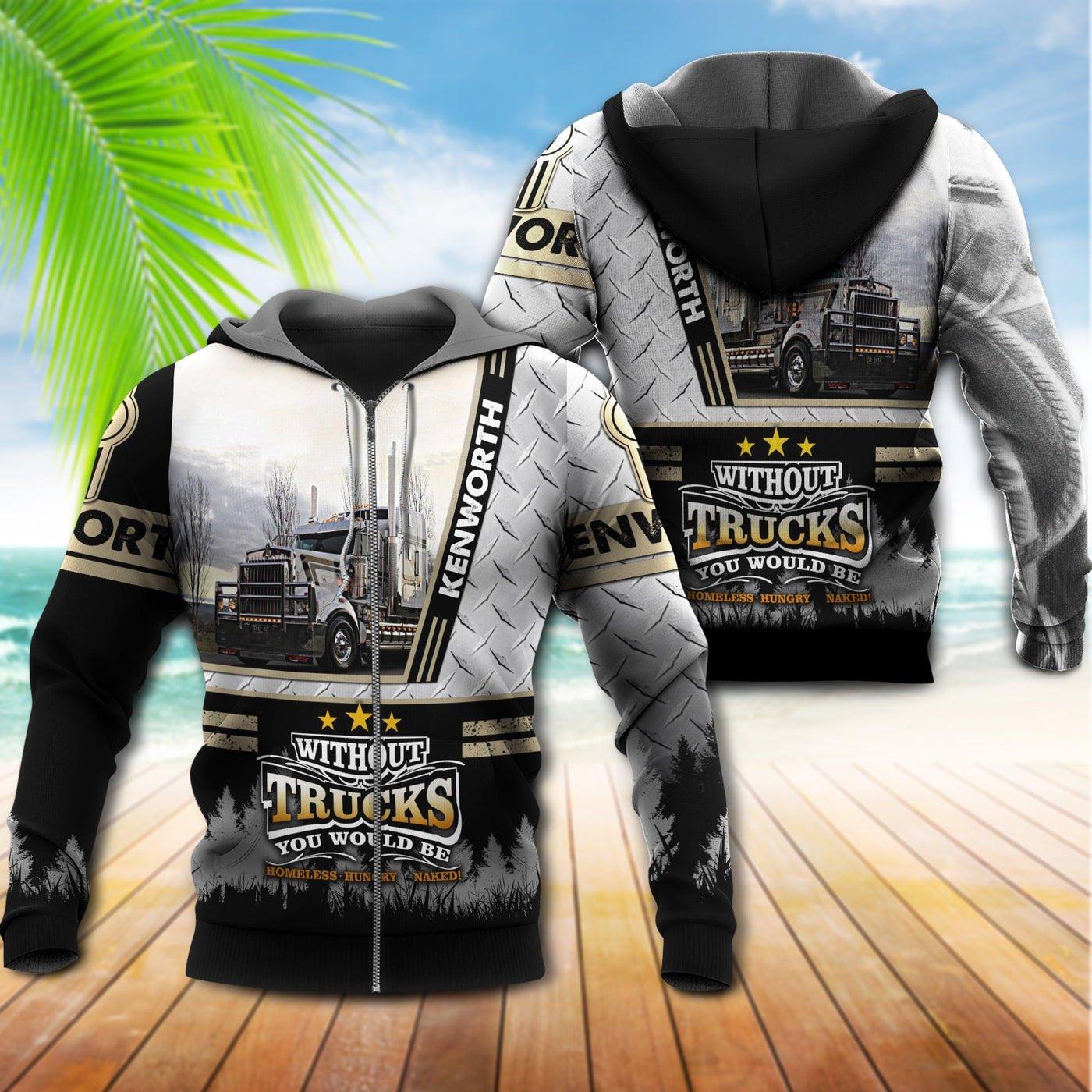 Truck You Without Truck Would Be - Hoodie - Owls Matrix LTD