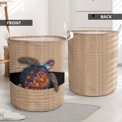 Turtle Rope Line - Laundry Basket - Owls Matrix LTD