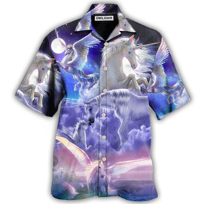 Hawaiian Shirt / Adults / S Unicorn Such A Fantasy Unicorn - Hawaiian Shirt - Owls Matrix LTD