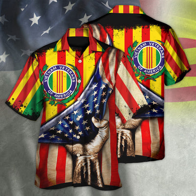 Veteran Vietnam Veteran I Love Freedom Very Much - Hawaiian Shirt - Owls Matrix LTD