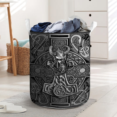 Viking Warrior Basic Style - Laundry Basket - Owls Matrix LTD