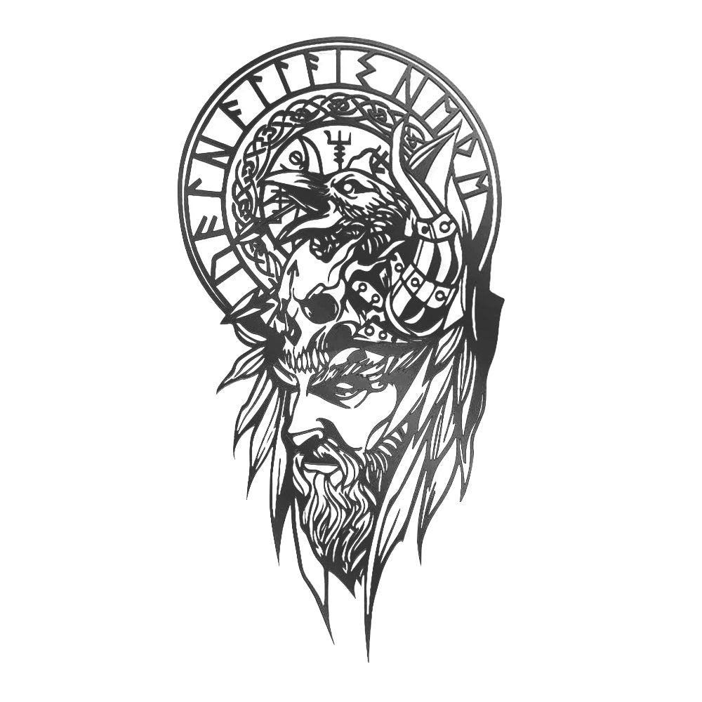 Viking Warrior So Amazing - Led Light Metal - Owls Matrix LTD