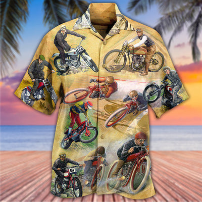 Motorcycle Amazing Vintage Style - Hawaiian Shirt - Owls Matrix LTD