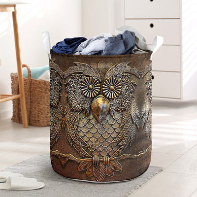 Owl Vintage Basic Style – Laundry Basket - Owls Matrix LTD