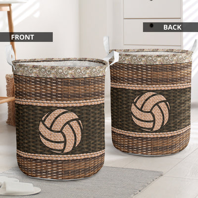 Volleyball Fabric Border - Laundry Basket - Owls Matrix LTD