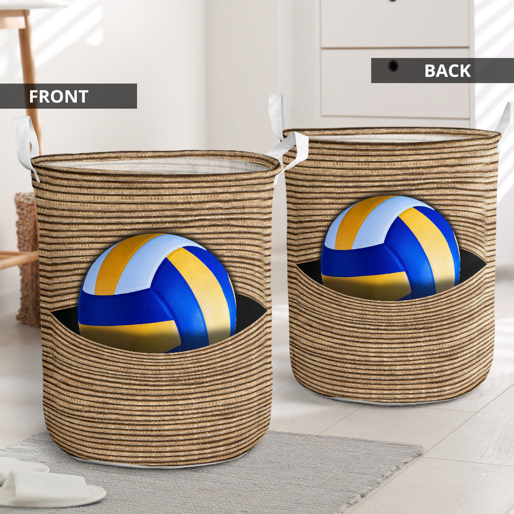 Volleyball Hole Handmade - Laundry Basket - Owls Matrix LTD