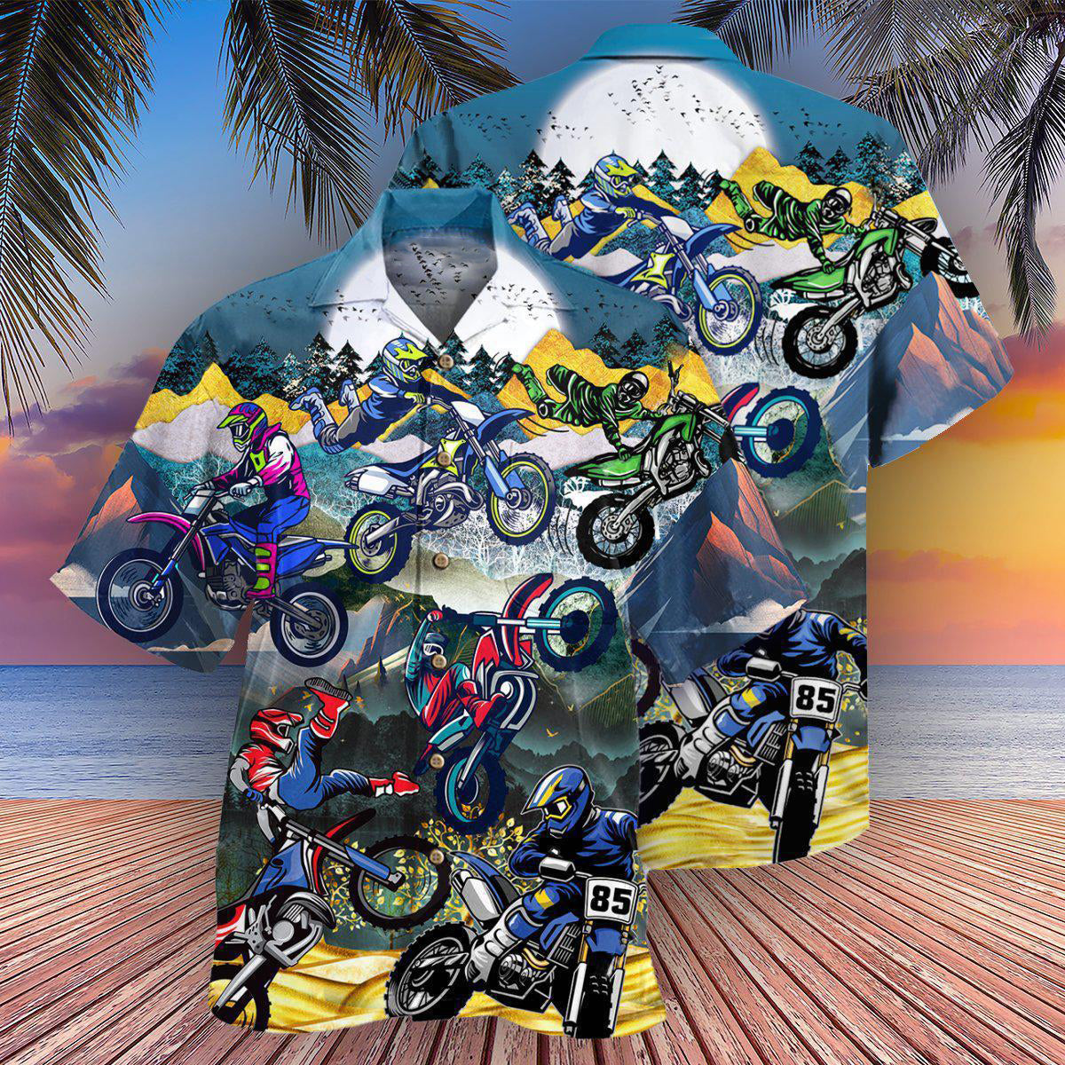 Motorcycle When Life Gets Complicated I Ride - Hawaiian Shirt - Owls Matrix LTD