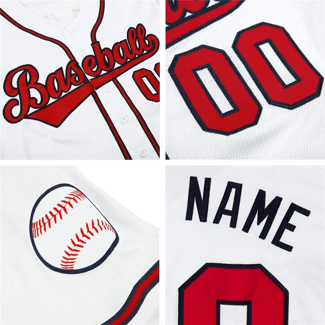 Custom White Old Gold-Navy Authentic Baseball Jersey - Owls Matrix LTD