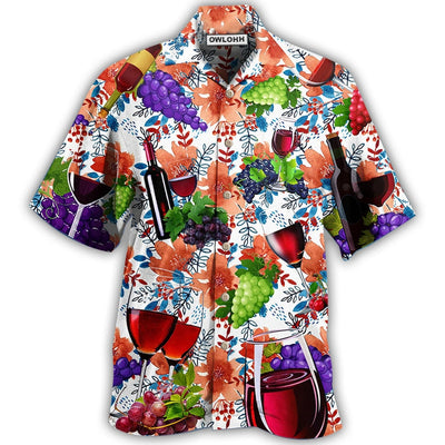 Hawaiian Shirt / Adults / S Wine Love It Special Style - Hawaiian Shirt - Owls Matrix LTD
