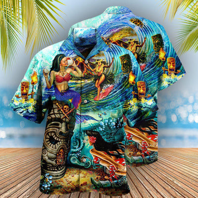 Tiki You Had Me At Aloha - Hawaiian Shirt - Owls Matrix LTD