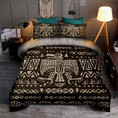 Aztec Eagle Brown Vintage - Bedding Cover - Owls Matrix LTD