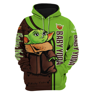 Baby Yoda Disney Unisex Cartoon Graphic 3D Hoodie