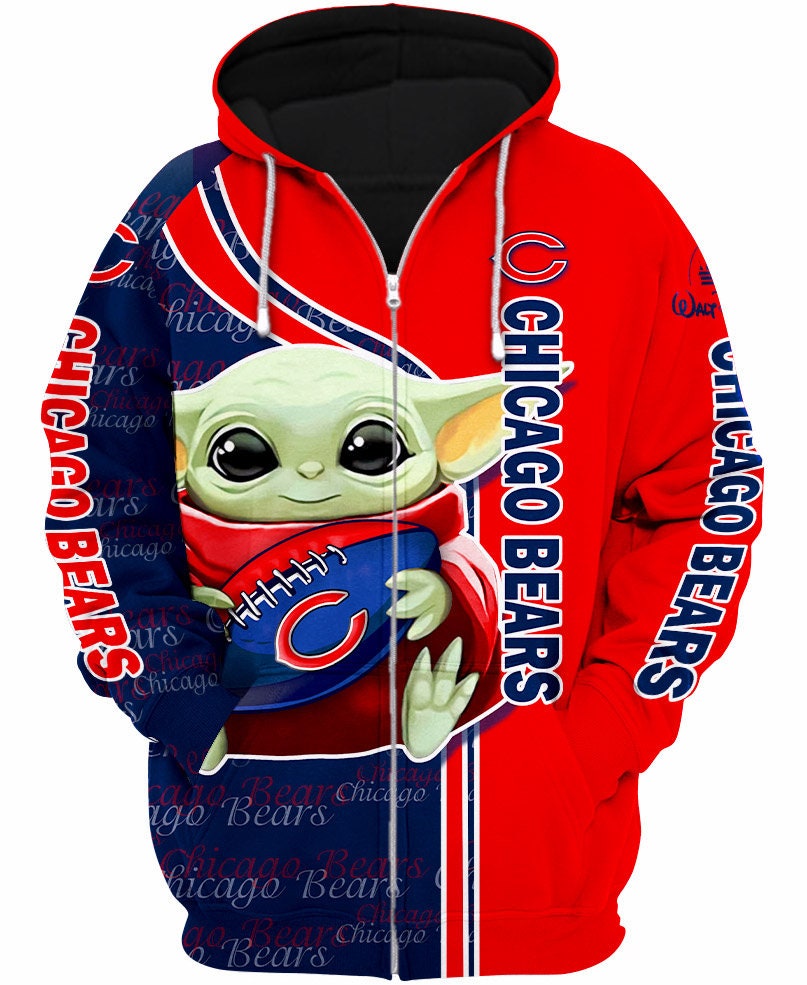 Baby Yoda Red Disney Unisex Cartoon Graphic 3D Hoodie