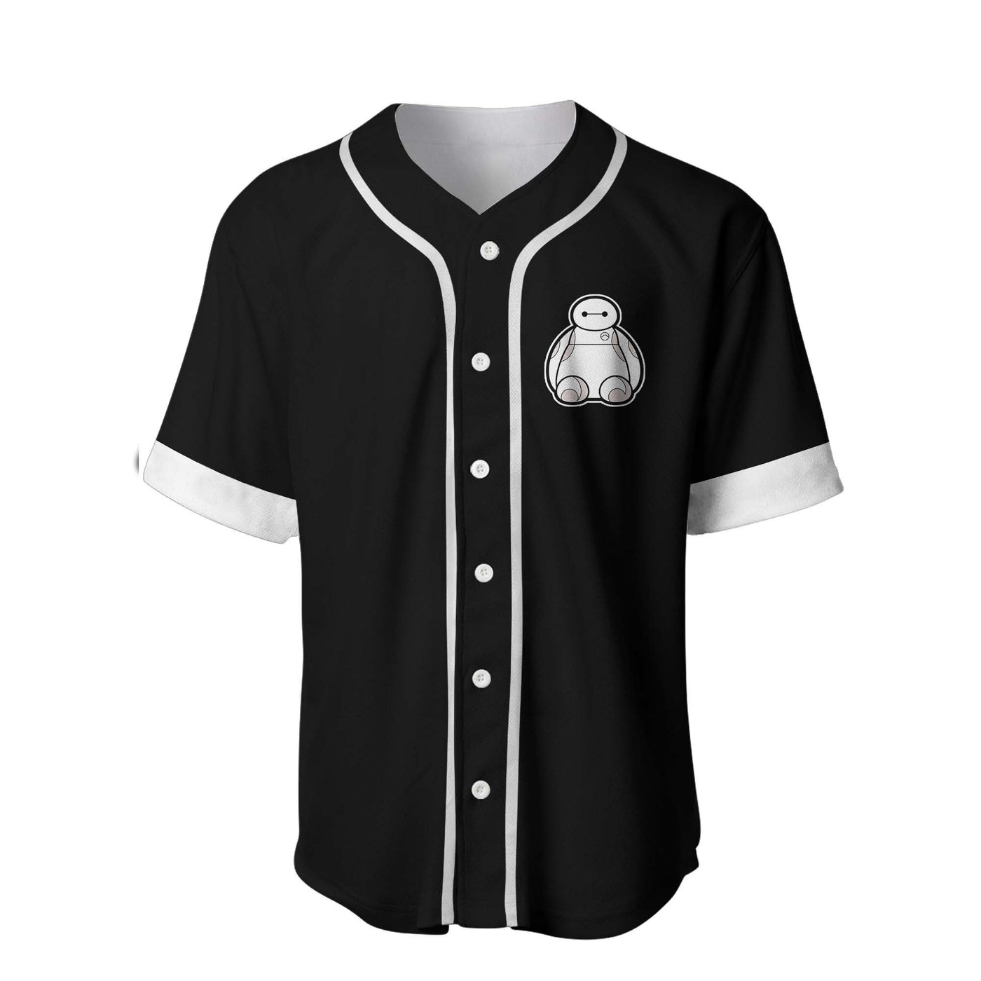 Baymax Disney Personalized Unisex Cartoon Custom Baseball Jersey