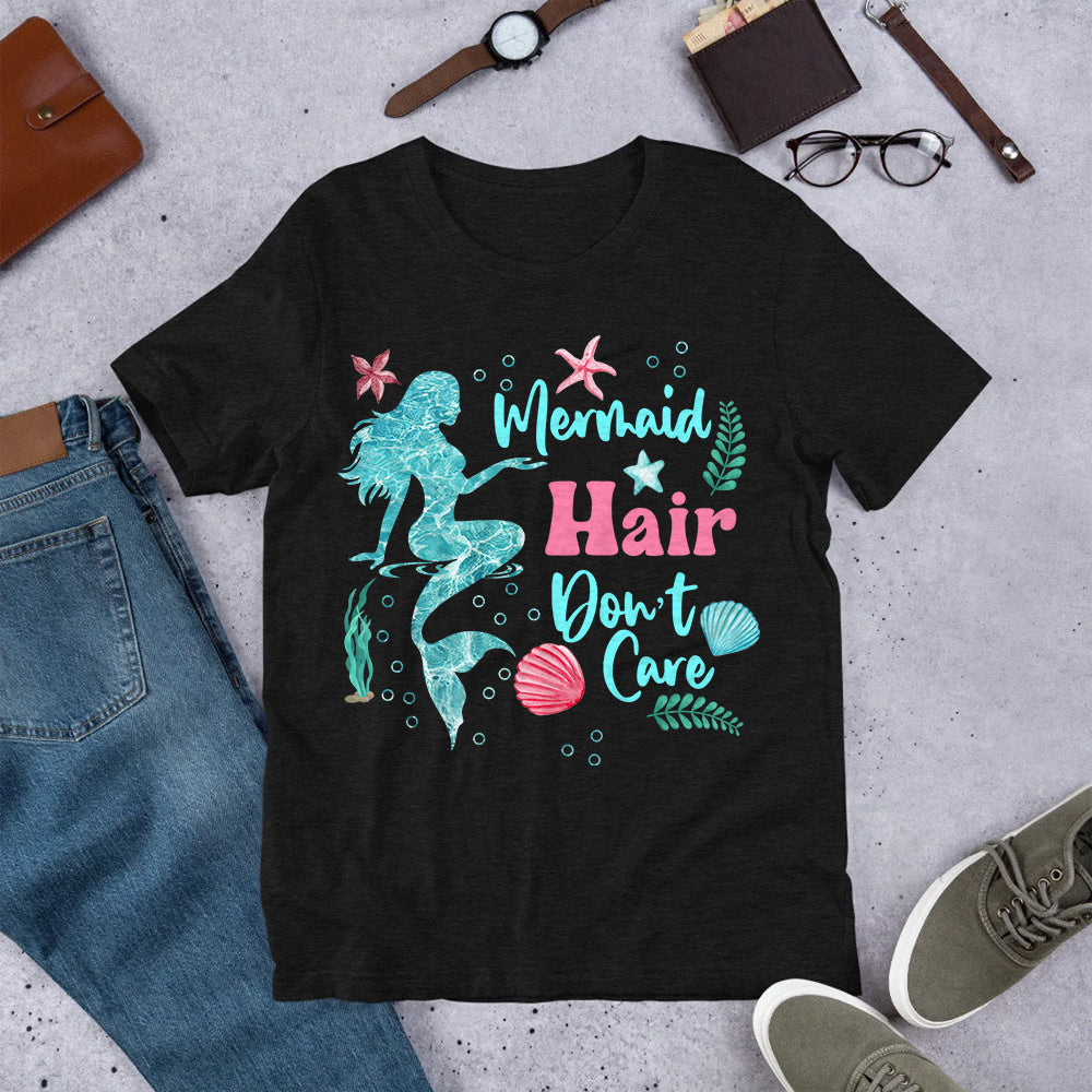 Beach Mermaid Hair Dont Care TTAY3005005Y Dark Classic T Shirt