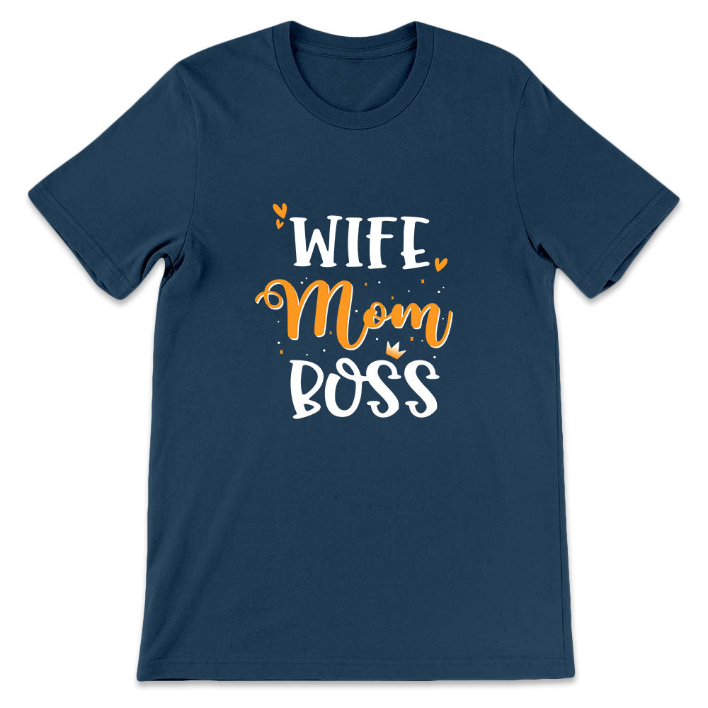 BSD Wife Mom Boss MHRZ0606006Y Dark Classic T Shirt