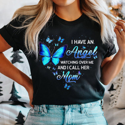 Butterfly An Angel Watching Over Me I Call Her Mom HARZ2403001Y Dark Classic T Shirt