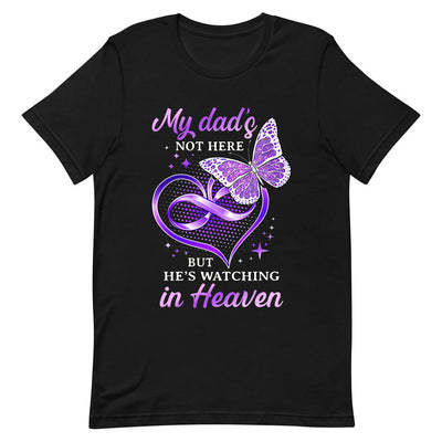 Butterfly Dad Is Watching In Heaven BGRZ2303001Y Dark Classic T Shirt