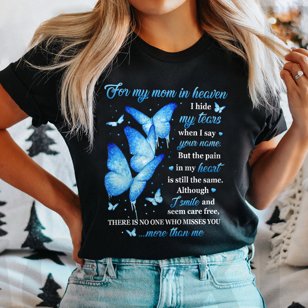Butterfly For My Mom In Heaven BGRZ2403004Y Dark Classic T Shirt