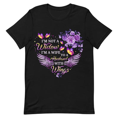 Butterfly I Am A Wife To A Husband With Wings NNRZ2403005Y Dark Classic T Shirt