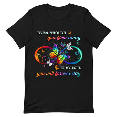 Butterfly Memorial In My Soul You Forever Stay NNRZ2303004Y Dark Classic T Shirt