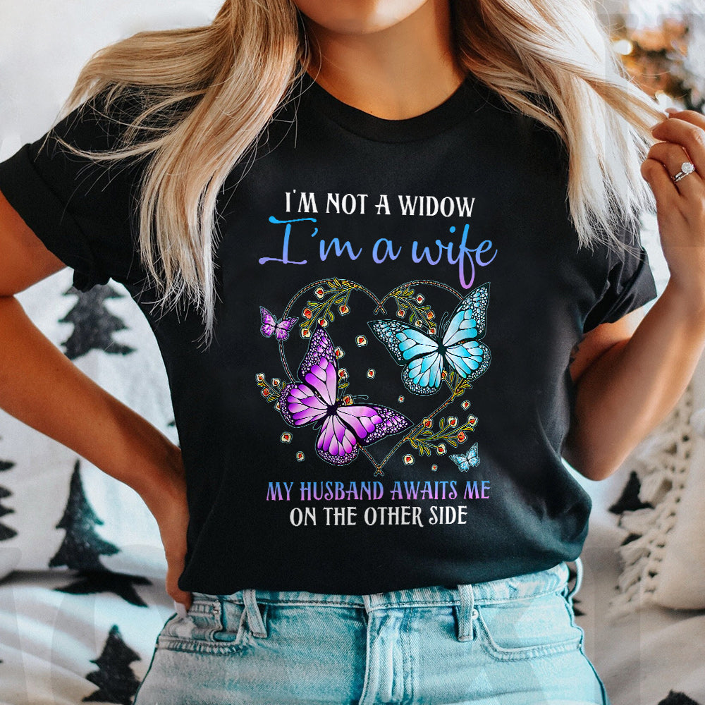 Butterfly My Husband Awaits Me On The Other Side BGRZ2403008Y Dark Classic T Shirt