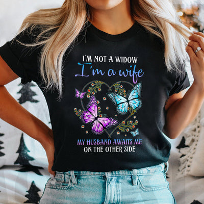 Butterfly My Husband Awaits Me On The Other Side BGRZ2403008Y Dark Classic T Shirt