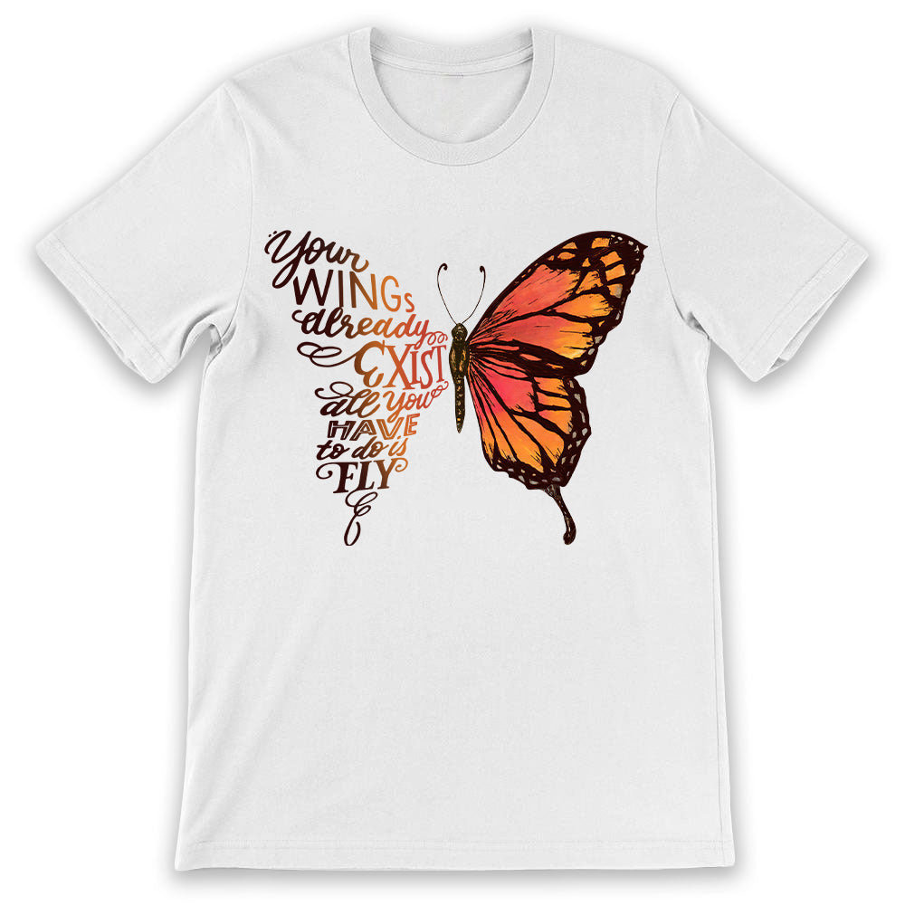 Butterfly Your Wings Already Exist HARZ2303014Y Light Classic T Shirt