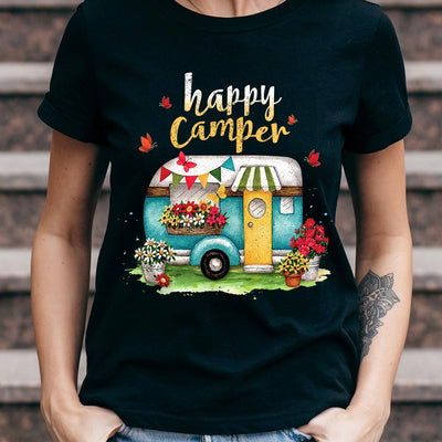 Camping Happy Camper NNRZ1005001Y Dark Classic T Shirt