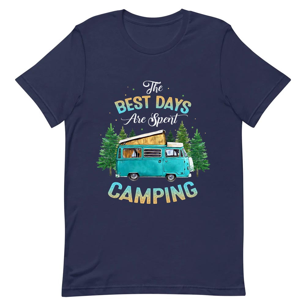 Camping The Best Days Are Spent Camping NNRZ1005003Y Dark Classic T Shirt