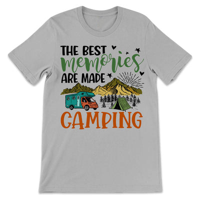 Camping The Best Memories Are Made Camping LHGB0905005Y Light Classic T Shirt