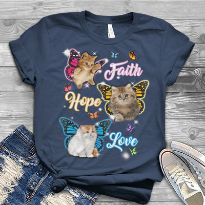 Cat Faith Hope Love ABQZ1810006Z Dark Classic T Shirt