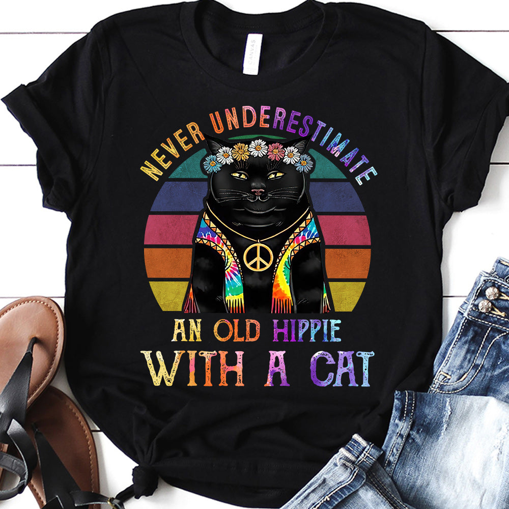 Cat Old Hippie ABQZ1810014Z Dark Classic T Shirt