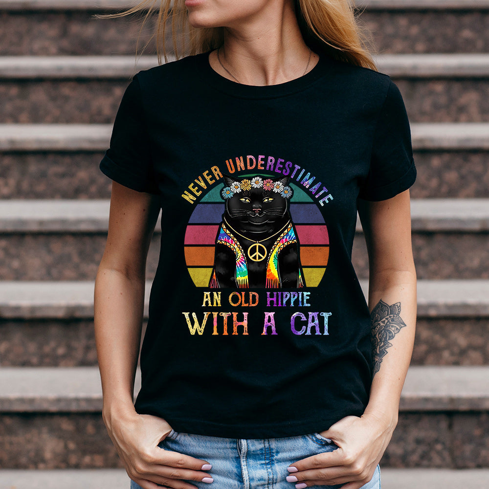 Cat Old Hippie ABQZ1810014Z Dark Classic T Shirt