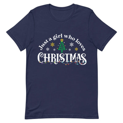 Christmas Gift Just A Girl Who Loves Christmas TGRZ2208006Y Dark Classic T Shirt