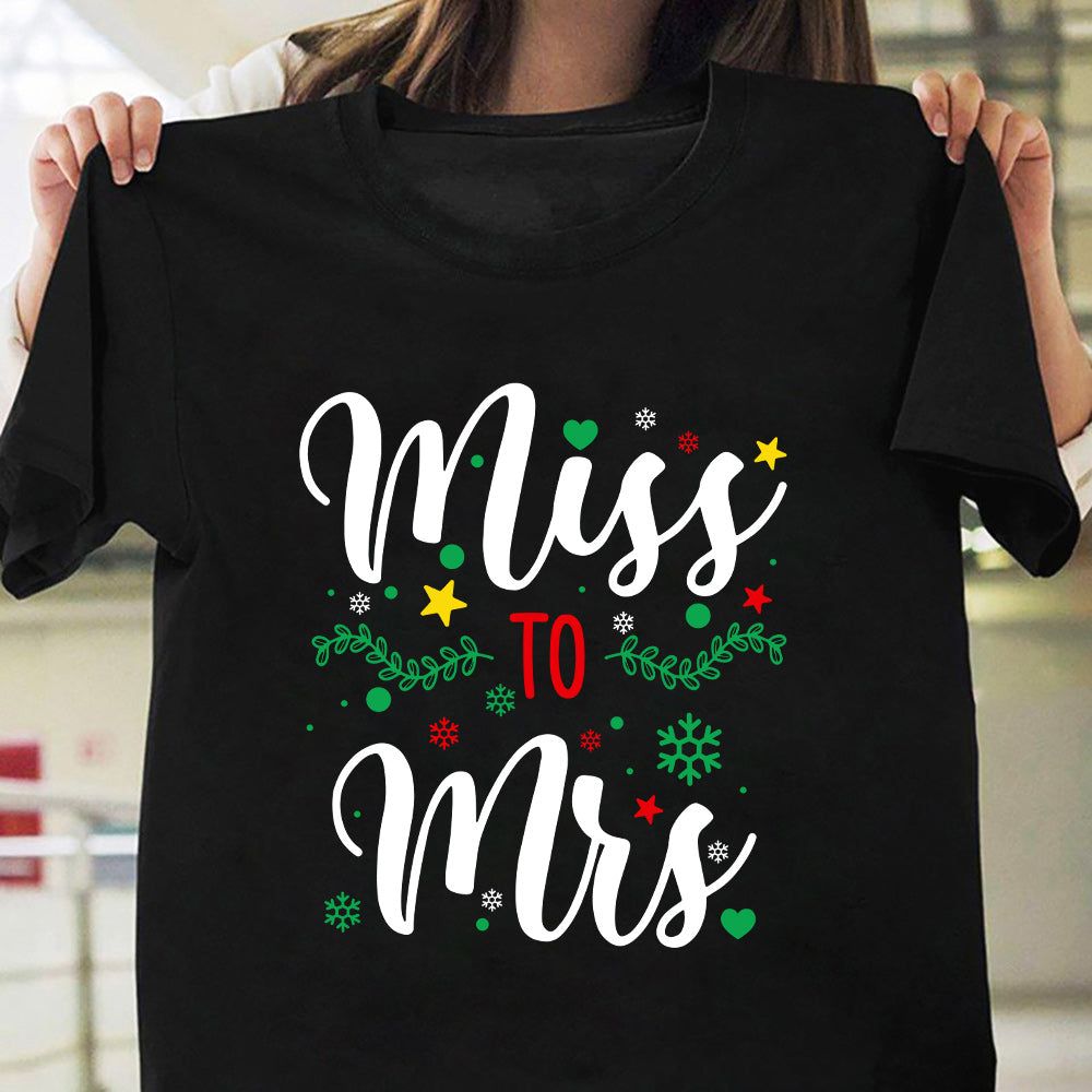 Christmas Gift Miss To Mrs TGRZ2208004Y Dark Classic T Shirt
